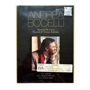 NWT Andrea Bocelli Special De Luxe Sound & Vision Edition DVD 2006 Unopen Sealed